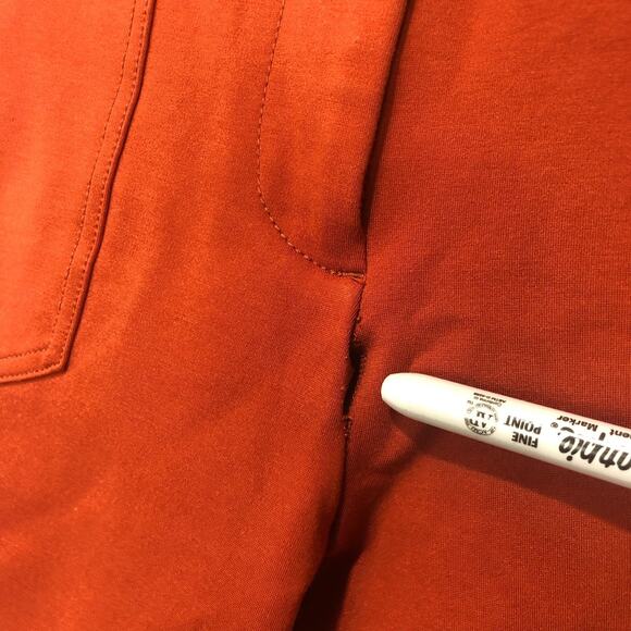 Anthropologie X Maeve Wide-Leg Pants Red Size US 12 - Picture 9 of 13